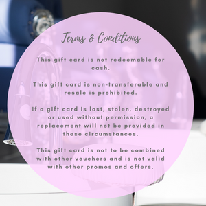 conditions of so beautified salon gift card