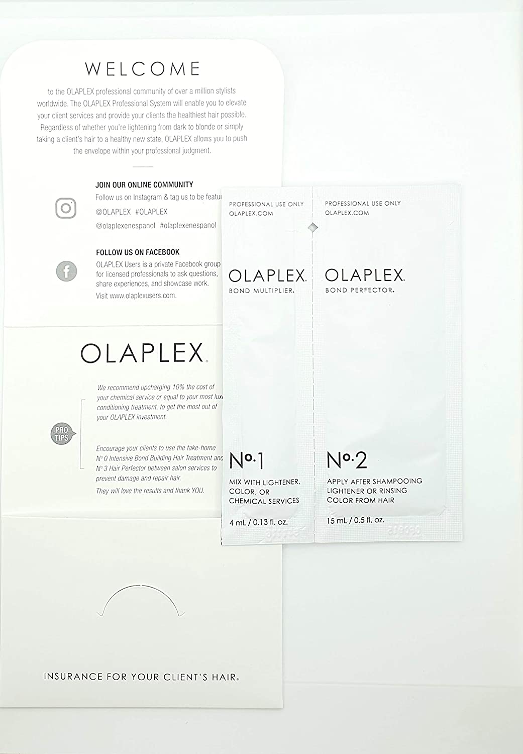 Olaplex Travelling Stylist Kit Step 1, 2